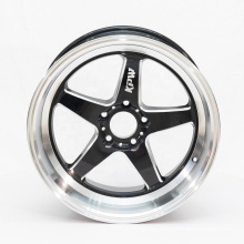 Durable gold colored car alloy wheel rim